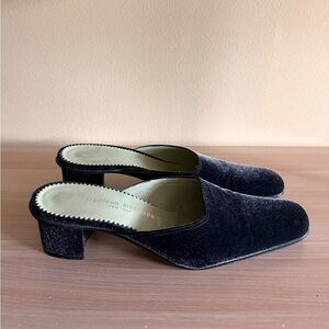 Sigerson Morrison Velvet Slides‎